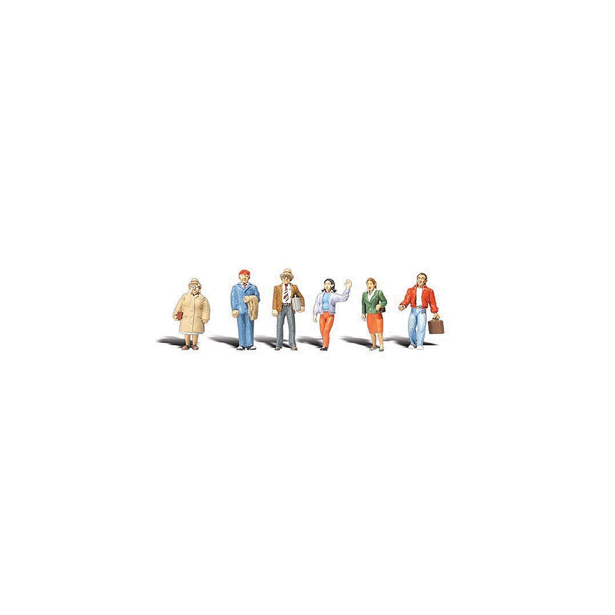 Architectural Models(R) Standing People -- 1/8′, 1/96, Woodland Scenics 2036