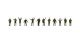 Passengers -- Set 2 pkg(12), N, TomyTec Co LTD 328223