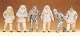 Working People -- Firemen pkg(6), HO, Preiser Kg 14205