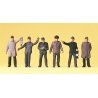 Working People -- Railway Shunters DB, HO, Preiser Kg 14018