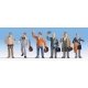Business Travelers -- pkg(6), HO, Walthers SceneMaster 6024
