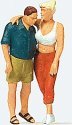 Individual Figures -- Couple Standing, HO, Preiser Kg 28136