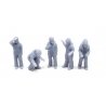 Recreation & Sports -- Fishermen pkg(5), HO, All Scale Miniatures 870994