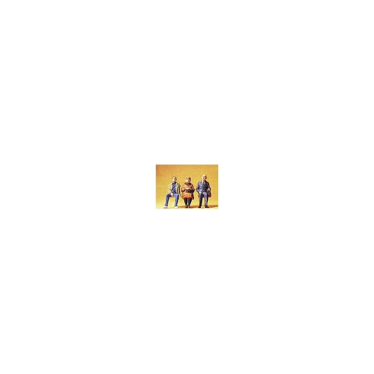 Seated People -- Wearing Fall Clothes, G, Preiser Kg 45081