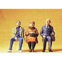 Seated People -- Wearing Fall Clothes, G, Preiser Kg 45081