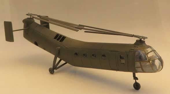 Vertol H21 Workhouse/Shawnee Helicoper - Resin Kit -- Unpainted Resin Casting Less Decals, HO, Trident Miniatures 87221