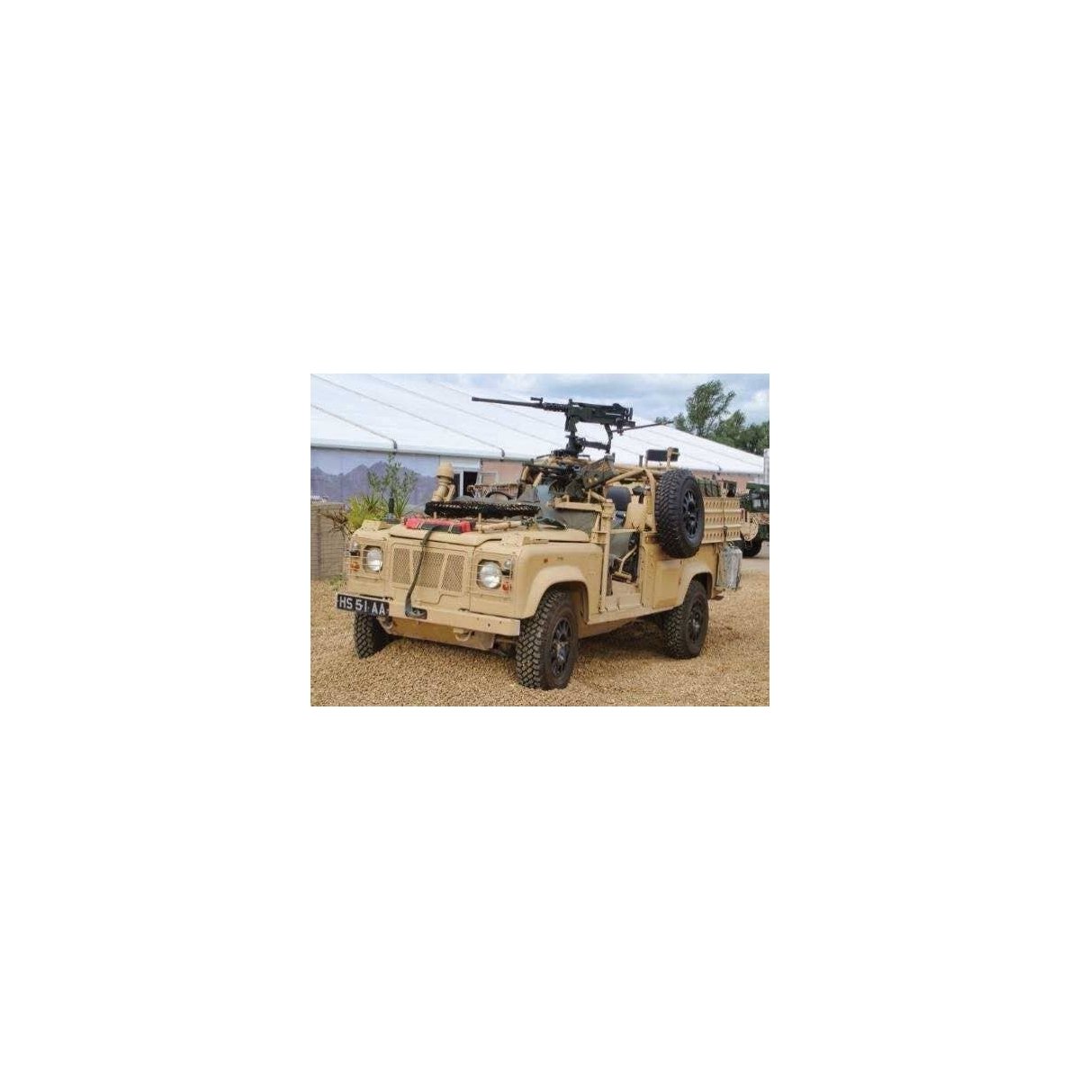 United Kingdom / NATO Light Truck - Resin Kit -- Wolf w/Weapons Mount Installation Kit, HO, Trident Miniatures 87255