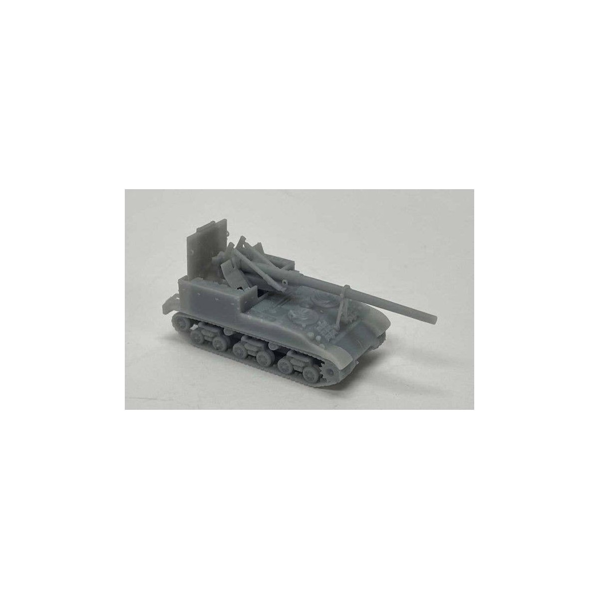M-40 155 mm Howitzer (Gun Motor Carriage) -- Unpainted 3D Print, N, Phoenix Precision Models 30105