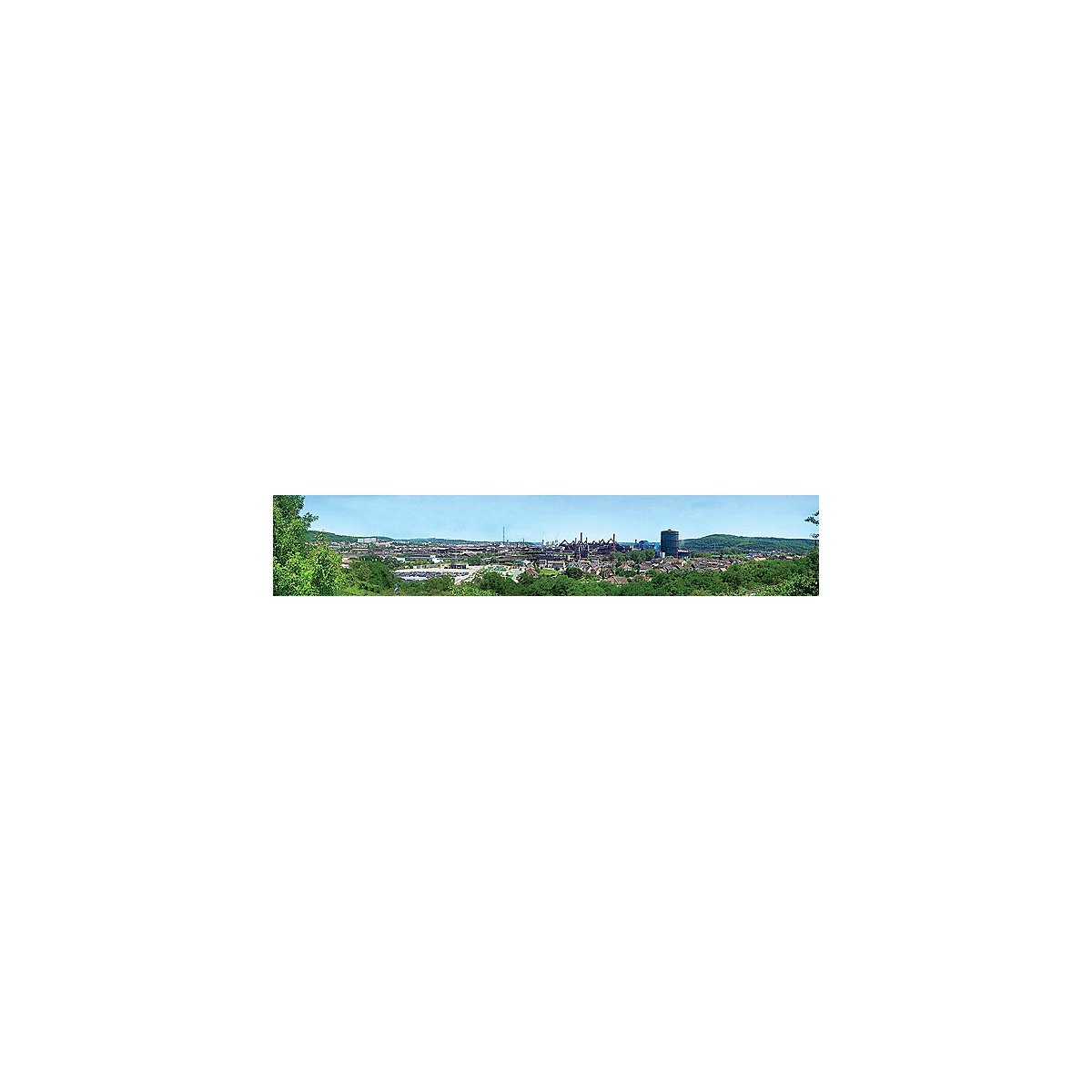 Background Scene - 105 x 15-3/4′ 270 x 40cm -- Industrial Area, HO, Faller Gmbh 180510