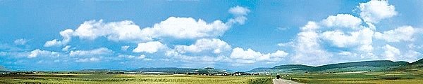 Schwarzwald-Baar Background Scene -- 12`9` x 26` 388 x 65cm, All Scales, Faller Gmbh 180514