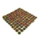 Grass Tufts 5/32′ 4mm -- Mixed Flowers pkg(100), All Scales, Peco SGTMIX04