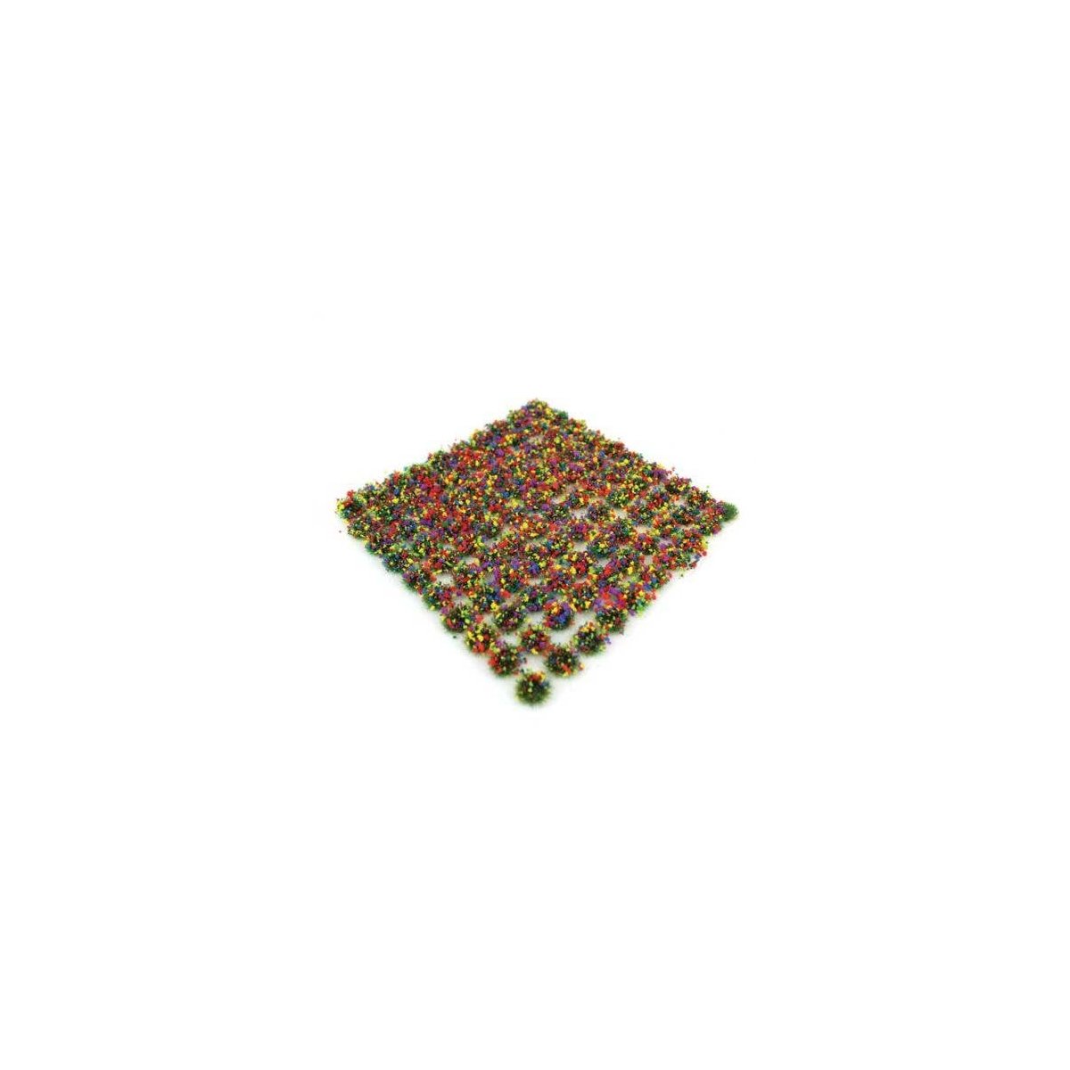 Grass Tufts 5/32′ 4mm -- Mixed Flowers pkg(100), All Scales, Peco SGTMIX04
