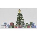 Christmas Gift Set with Tree, HO, Busch Gmbh & Co Kg 1140