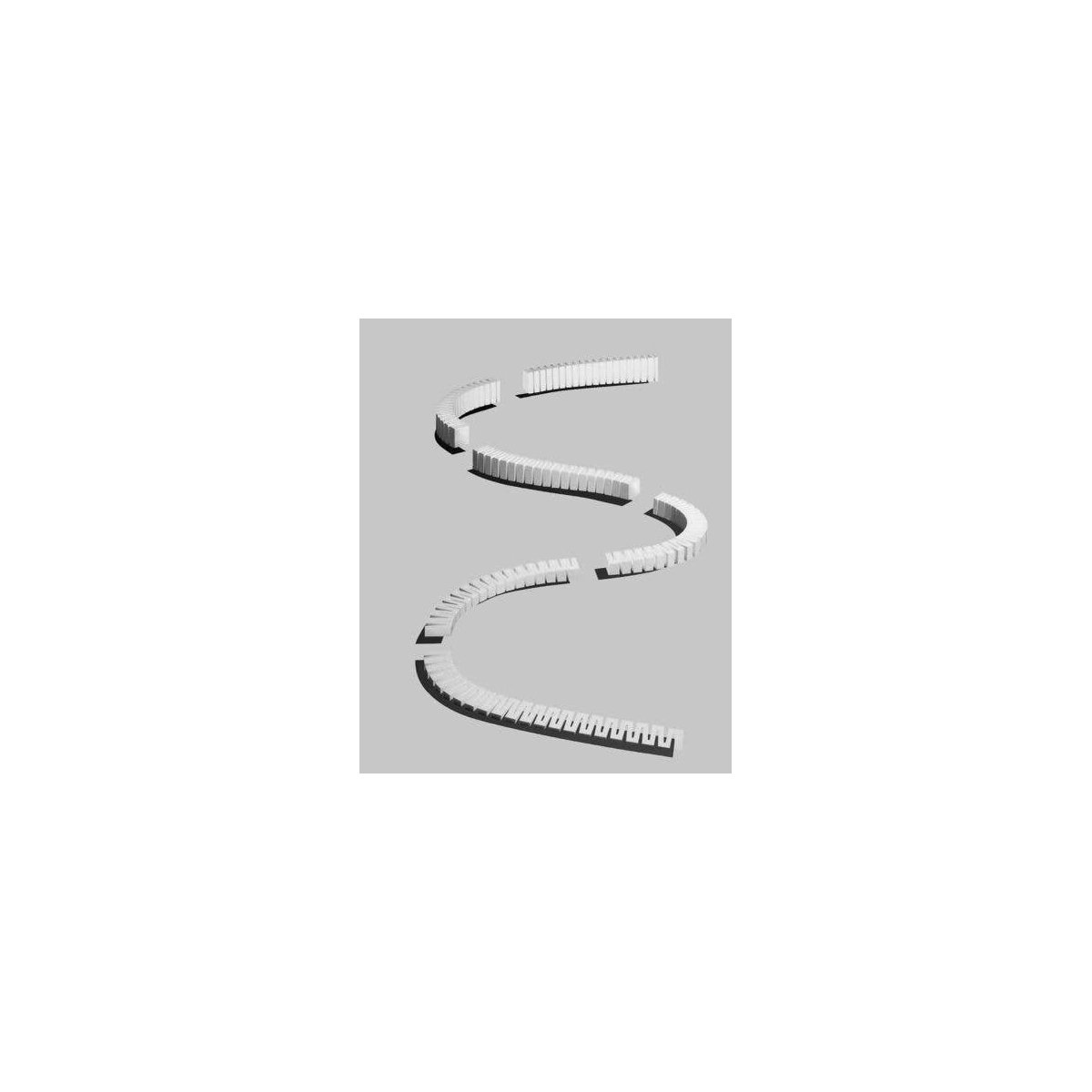 Incline Starter Set - SubTerrain System -- 0.03, All Scales, Woodland Scenics 1416
