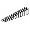 Incline Set - SubTerrain System -- 4% Grade 4 - 24′ 61cm Section, All Scales, Woodland Scenics 1411