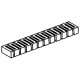 Risers - SubTerrain System -- 1` x 2` 2.5 x 61cm pkg(4), All Scales, Woodland Scenics 1407