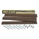 Mod-U-Rail(TM) System Layout -- Conector Plates, All Scales, Woodland Scenics 4780