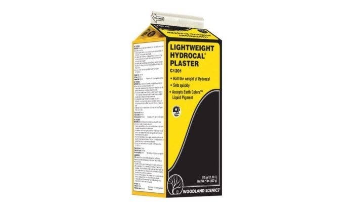 Lightweight Hydrocal -- Dry - 1/2-Gallon 1.89L, All Scales, Woodland Scenics 1201