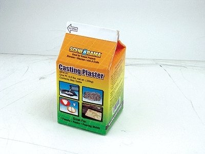 Scene-A-Rama(TM) Diorama Project Accessories -- Casting Plaster - 8oz 226g, HO, Woodland Scenics 4141