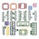 Flower & Plant Set -- Kit, HO, Busch Gmbh & Co Kg 1258