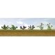 Assorted Flower Plants -- Set 1 pkg(12), HO, JTT Miniature Tree 95557