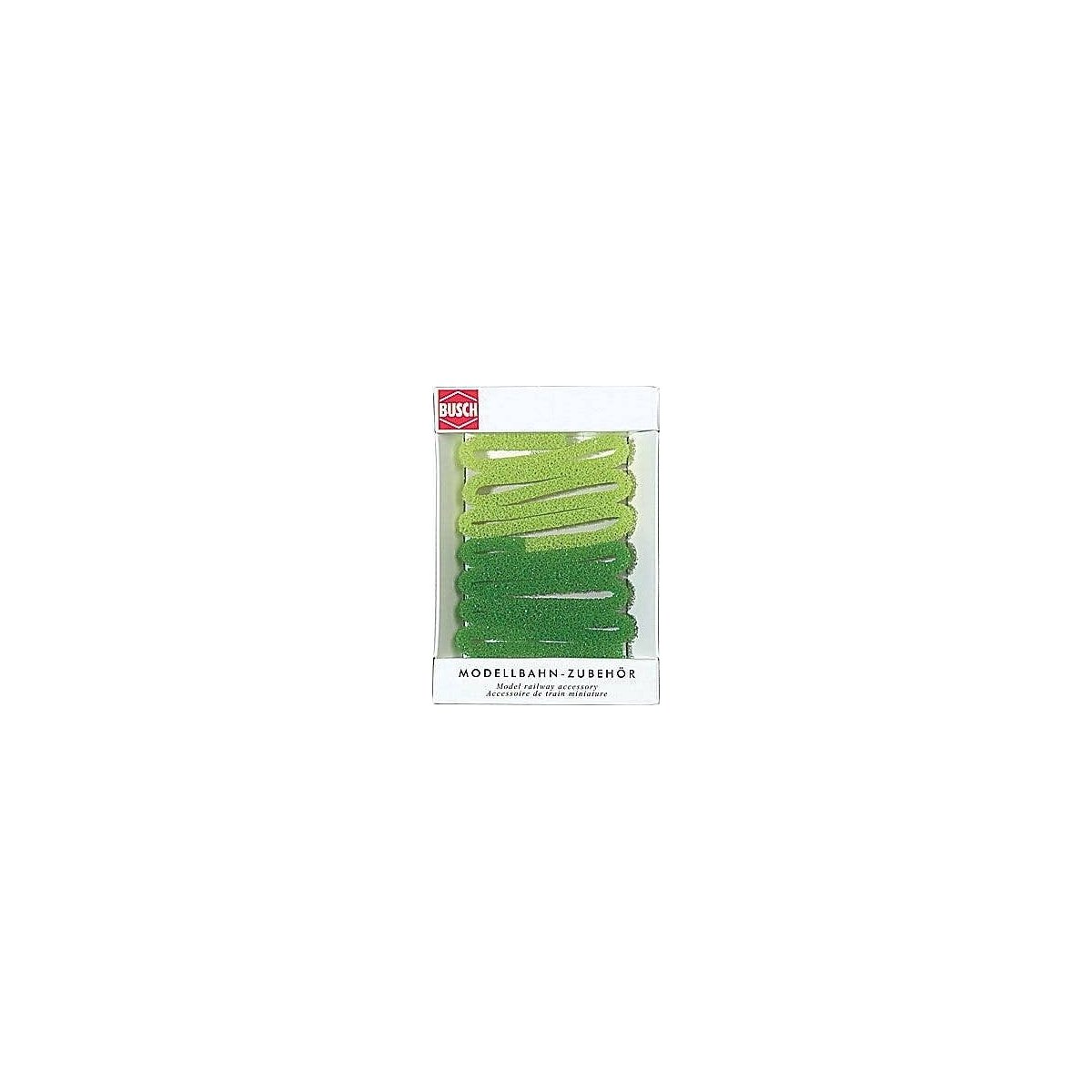 Hedge -- Green 25-13/32 x 13/32′ 100 x 1cm, HO, Busch Gmbh & Co Kg 7150