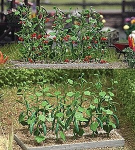 Cucumber & Tomato Plants -- Kit, HO, Busch Gmbh & Co Kg 1214