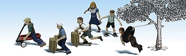 Playtime - Scenic Accents(R) -- pkg(6), HO, Woodland Scenics 1921