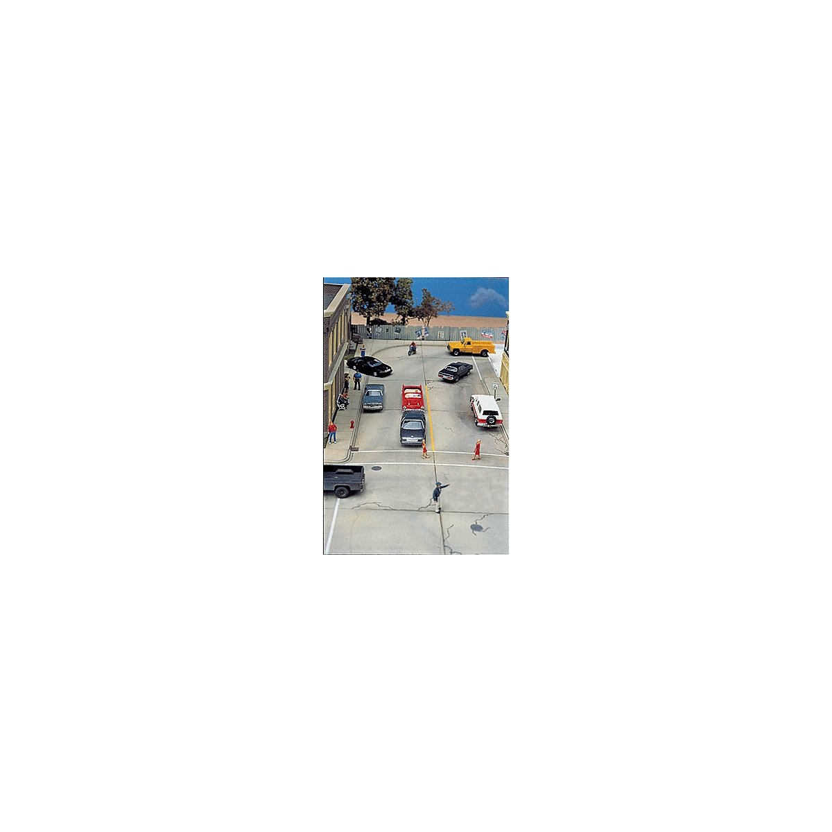 Concrete Street System -- Kit - Complete Set, HO, Walthers Cornerstone 3138