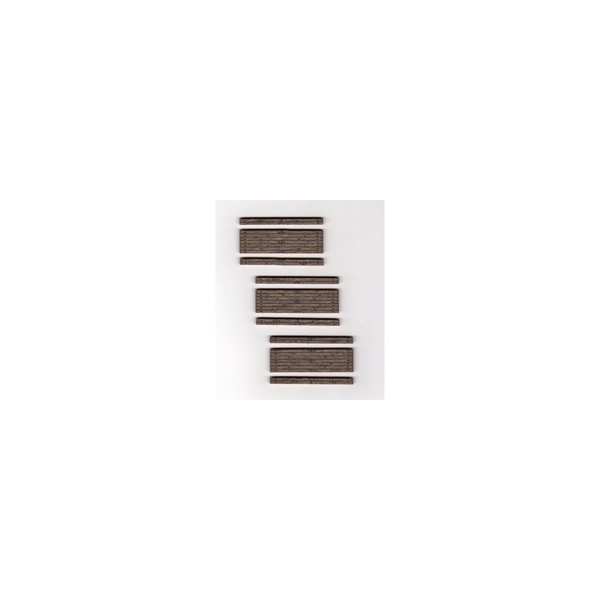 1-Lane Wood Grade Crossing -- Kit - 1-3/4′ 4.4cm, HO, Blair Line 114