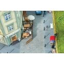 Self-Adhesive Road Surface Sheet -- Roman Cobblestone (light gray), HO, Faller Gmbh 170312