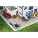 Self-Adhesive Road Surface Sheet -- Cobblestone (mottled gray), N, Faller Gmbh 272314