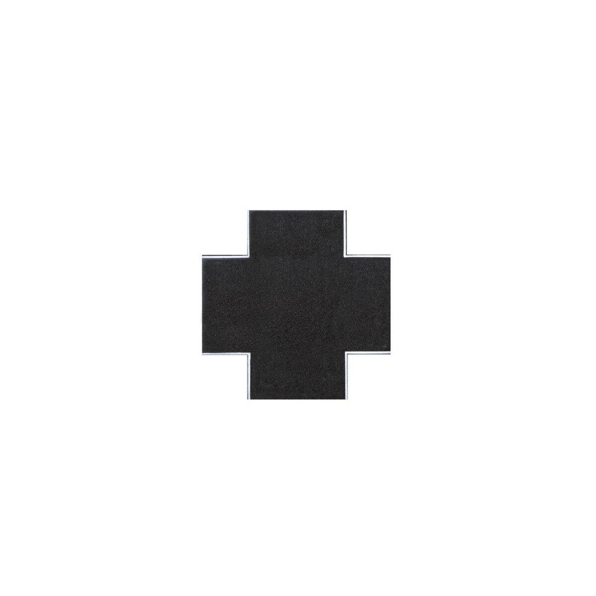 Weathered Asphalt Street 90-Degree Intersection -- 5-7/8 x 5-7/8′ 15 x 15cm, HO, Vollmer Gmbh 48261