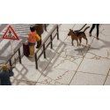 Large Concrete Slabs/Sidewalks - Laser-Cut Kit -- 7/8 x 7/8′ 2.3 x 2.3cm pkg(40), HO, Noch Gmbh & Co 14237