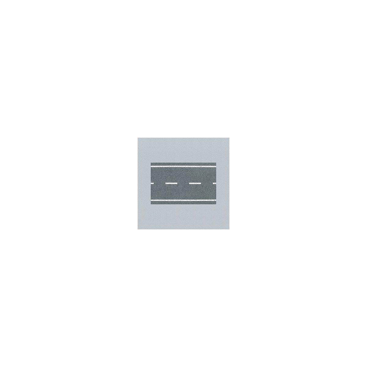 Two-Lane Flexible Roadway w/Markings -- 39-3/8` x 1-9/16` 100 x 4cm, N, Faller Gmbh 272458