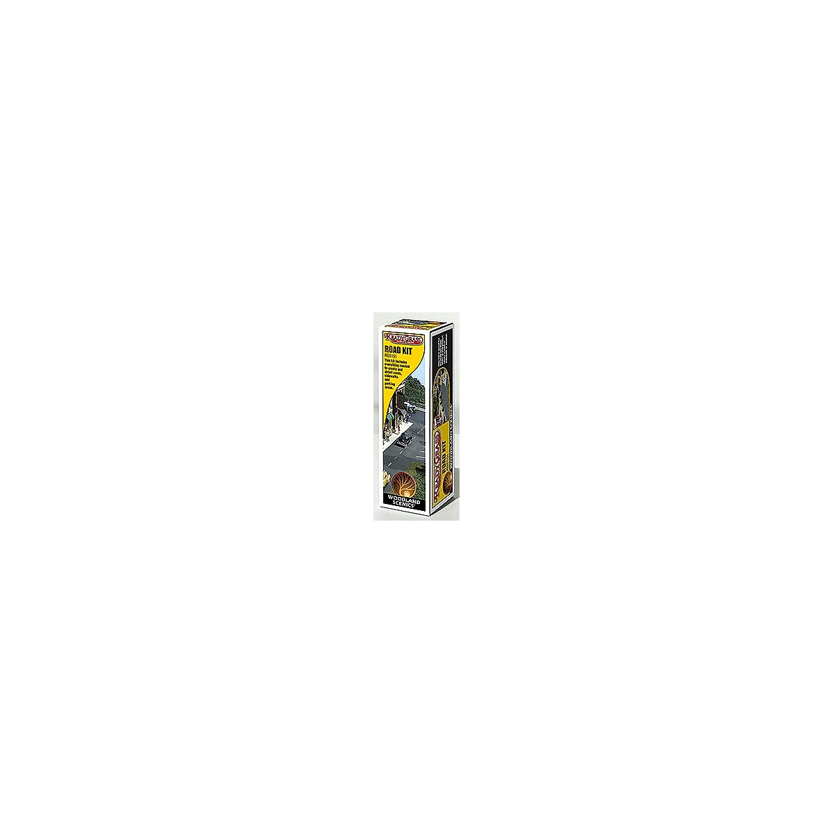 ReadyGrass(TM) Mat Accessories -- Road Kit, All Scales, Woodland Scenics 5151