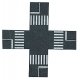 Pedestrian Crossing -- Self Adhesive for 1-9/16′ 40mm Street, N, Busch Gmbh & Co Kg 7075