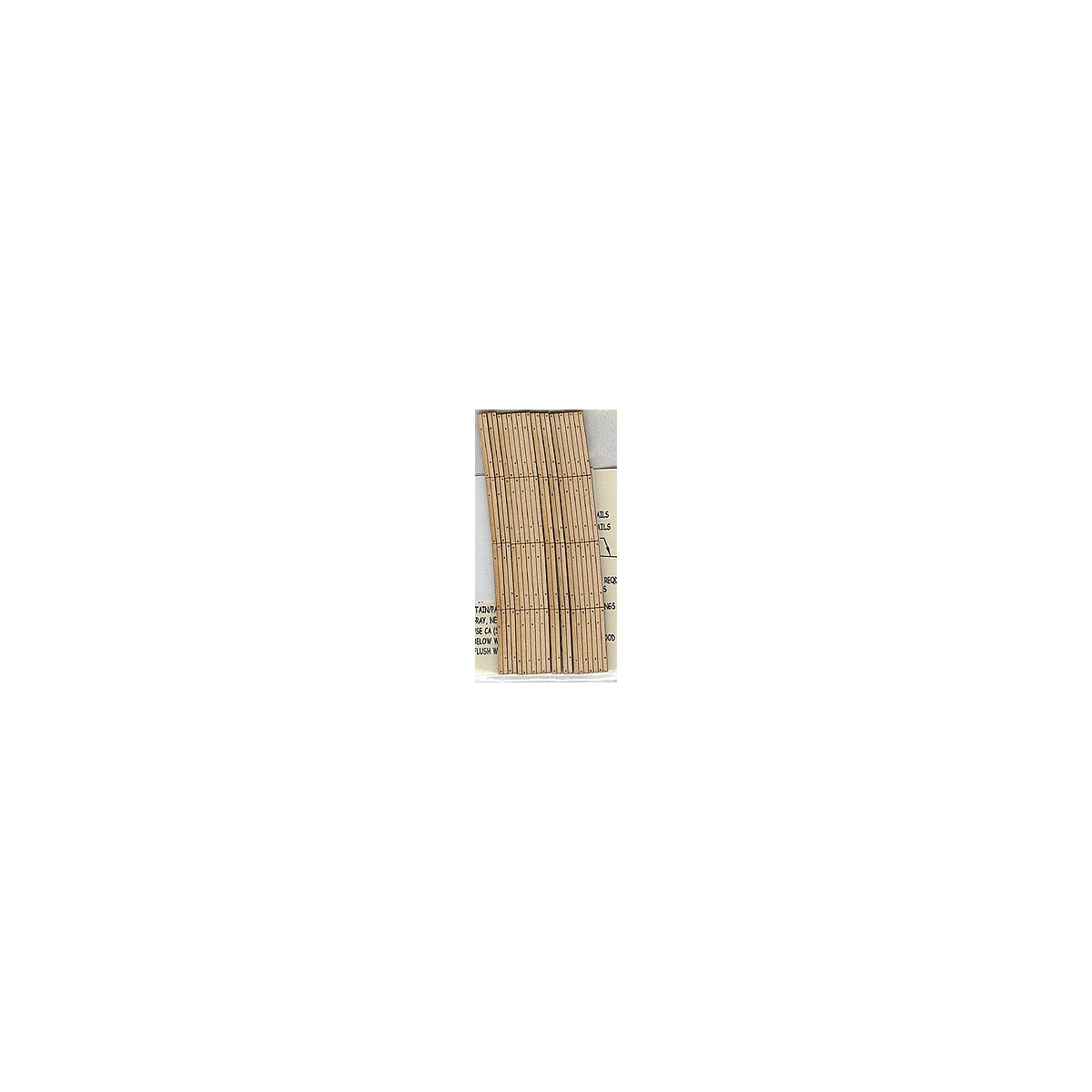 Laser-Cut Curved 2-Lane Wood Grade Crossing pkg(2) -- 24′ Radius, HO, Blair Line 128
