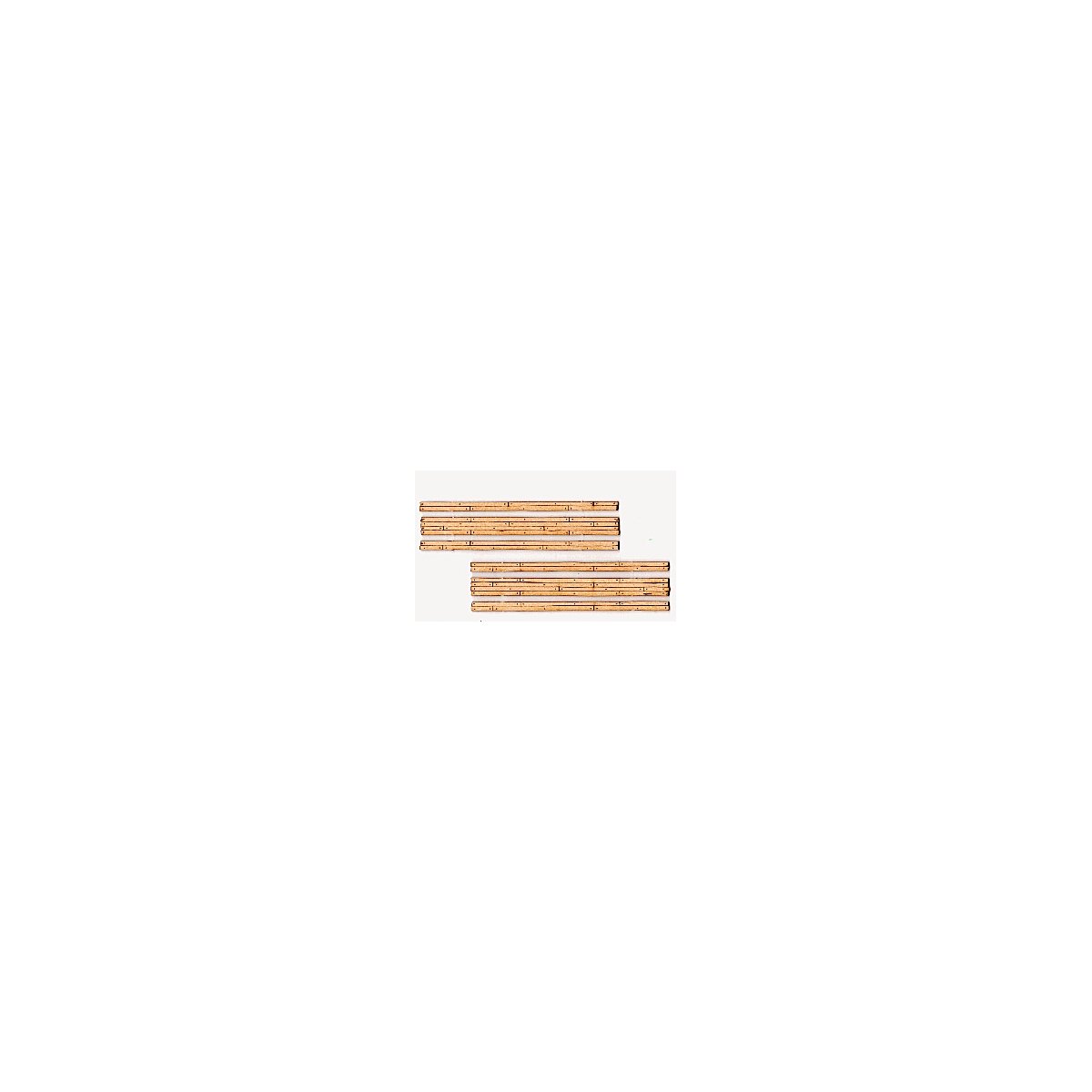 Wood Grade Crossing pkg(2) -- Two Lane 3-9/16′ Long, HOn3, Blair Line 122