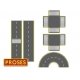 Asphalt Road Set, N, Bachmann Industries 39125