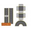 Asphalt Road Set, N, Bachmann Industries 39125