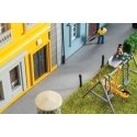 Self-Adhesive Road Surface Sheet -- Fine Asphalt, HO, Faller Gmbh 170314