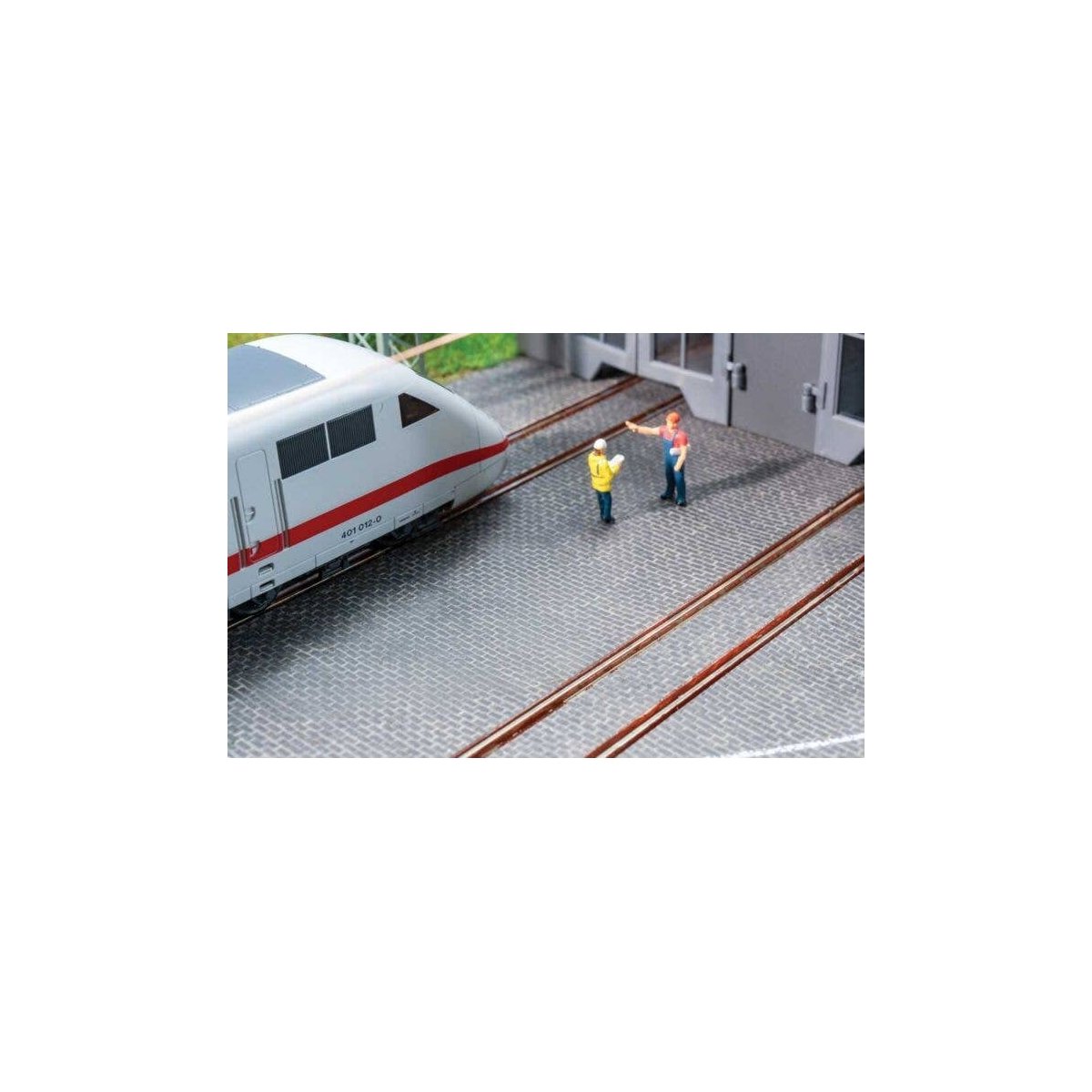 Self-Adhesive Road Surface Sheet -- Cobblestone (dark gray), HO, Faller Gmbh 170311