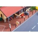 Self-Adhesive Road Surface Sheet -- Red Clinker, HO, Faller Gmbh 170316