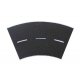 Weathered Asphalt Street 45 Degree Curve -- 11-13/16` 30 cm Radius, 14-15/16 x 14-15/16` 38 x 38c, HO, Vollmer Gmbh 48267