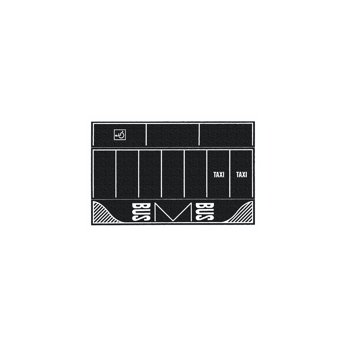 Flexible Pavement Sheet -- Parking Lot Asphalt, HO, Noch Gmbh & Co 60718