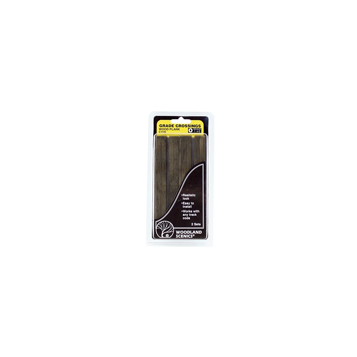 Wood Grade Crossing -- pkg(2), O, Woodland Scenics 1145