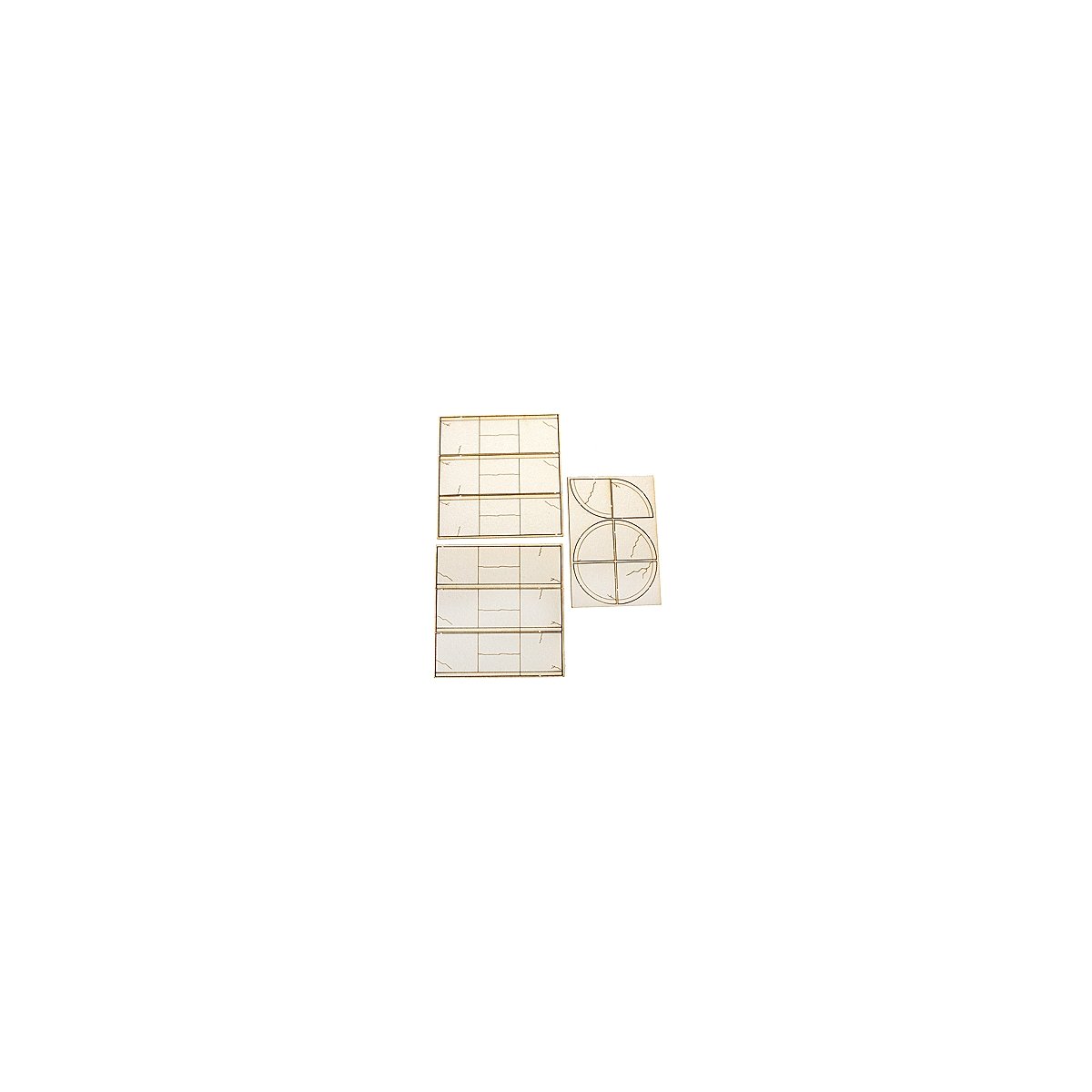Sidewalk -- Kit - 100 Scale Feet, O, Bar Mills LLC 684