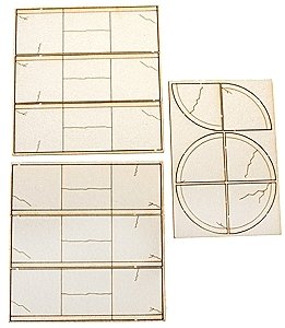 Sidewalk -- Kit - 100 Scale Feet, O, Bar Mills LLC 684