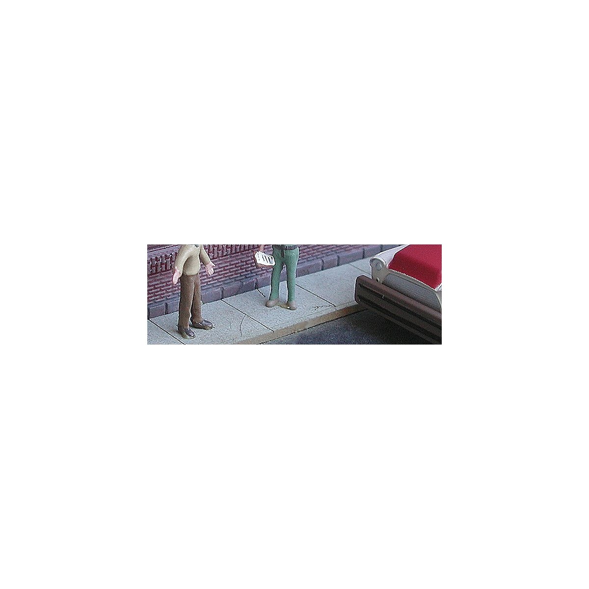 Sidewalk -- Kit - 400 Scale Feet 37.2 Square Meters, N, Bar Mills LLC 681